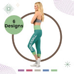 Personalisiertes Meer Capri Leggings<br><div class="desc">Unsere Taille für Yoga sind die perfekte Ergänzung zu Ihrem Workout Schrank, Personalisierter Pickleball Player Custom High Waisted mit dem Wort "PICKLEBALL", dass Sie es so schnell und einfach ändern können.</div>