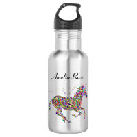 personalisiertes mehrfarbiges Einhorn