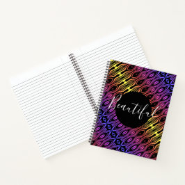 Personalisiertes mehrfarbiges SpiralNotebook Notizbuch