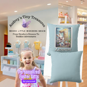 Personalisiertes Mein erstes Ostern Baby Kissen