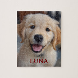 Personalisiertes Mein Hund Foto und Name Puzzle-Ge