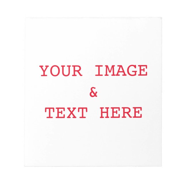 Personalisiertes Memo Pad Notizblock (Vorderseite)