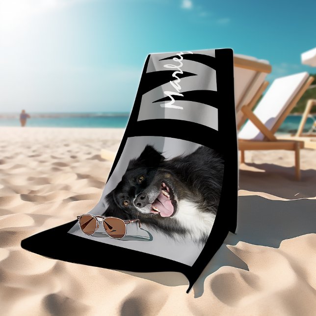 Personalisiertes -Memorial-Foto Badehandtuch (Von Creator hochgeladen)