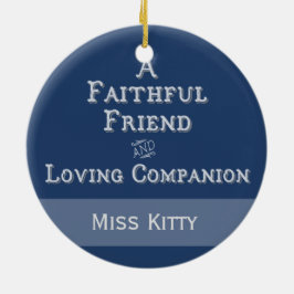 Personalisiertes Memorial Foto Keramik Ornament