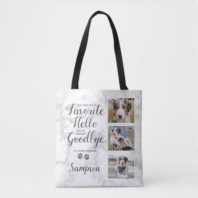Personalisiertes Memorial  Tasche (Vorderseite)