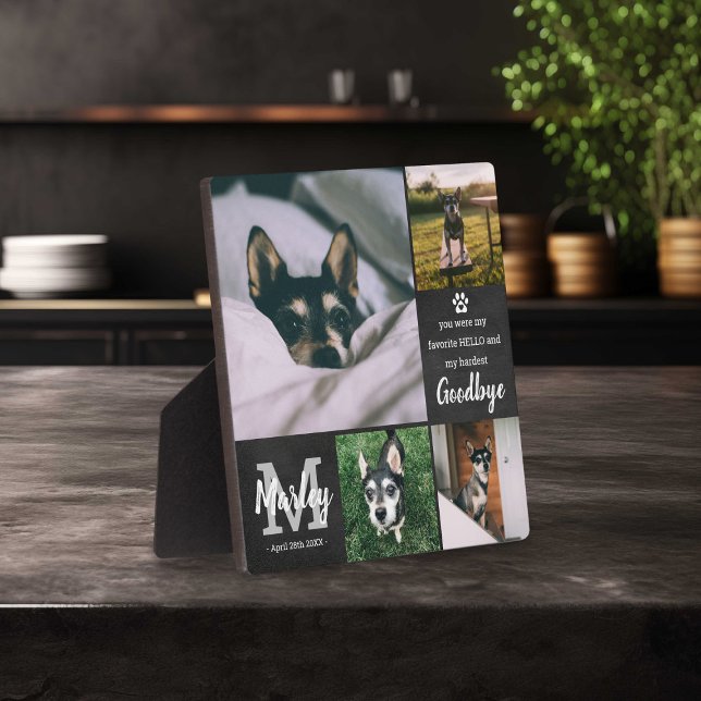 Personalisiertes Memorial Tribute Foto Collage Fotoplatte (Von Creator hochgeladen)