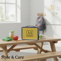 Personalisiertes Metallic-Gold mit Initialen und N