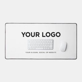 Personalisiertes Minimalistisches Einfaches Logo u Schreibtischunterlage