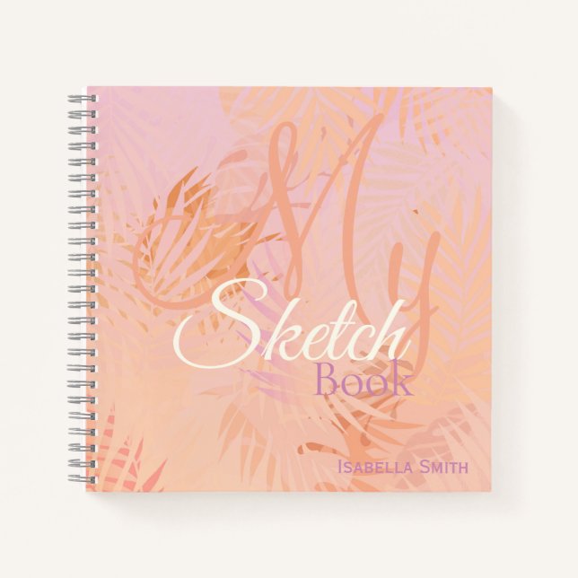 Personalisiertes Minimalistisches Geschenkbuch Notizbuch (Vorderseite)
