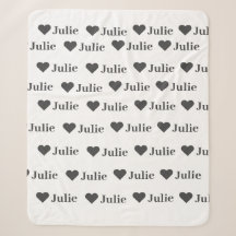 Personalisiertes Minimalistisches Herzblanket