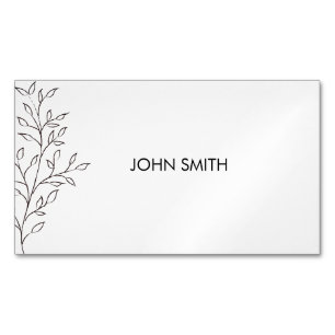 Personalisiertes Minimalistisches Sketch Magnetische Visitenkarte