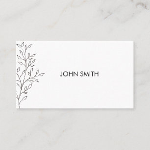 Personalisiertes Minimalistisches Sketch Visitenkarte