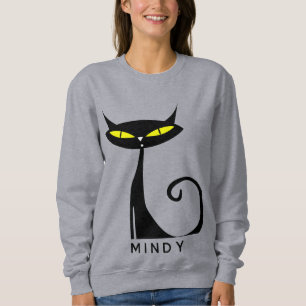 Personalisiertes Mittelalter Moderne Atomenkatze Sweatshirt