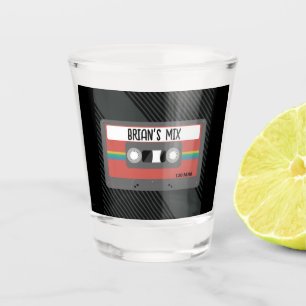 Personalisiertes MixTape-Party Schnapsglas