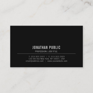 Personalisiertes modernes Berufliches Template Visitenkarte