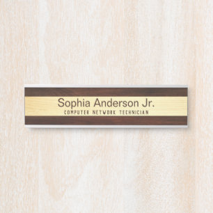 Personalisiertes modernes Büro Personal Namensschi Türschild