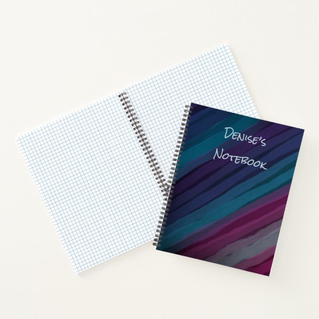 Personalisiertes, modernes Design-SpiralNotebook Notizbuch (Innenseite)