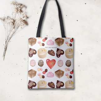 Personalisiertes modernes Schokoladenherz Tasche