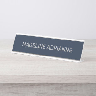 Personalisiertes modernes Schreibtisch Namensschil Schreibtischnamensplakette