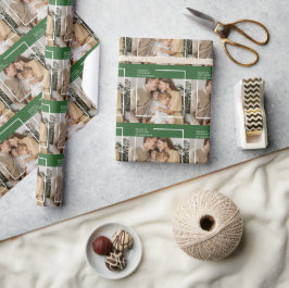 Personalisiertes modernes Umschlagpapier mit Foto Geschenkpapier
