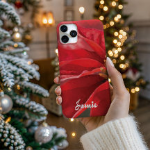 Personalisiertes modernes Weihnachtsstern-Handyhül