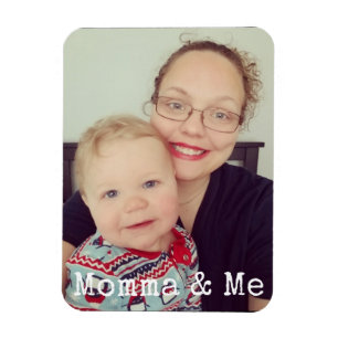 Personalisiertes Momma u. ich Magnet