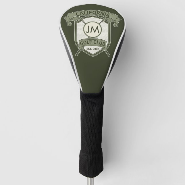 Personalisiertes Monografie-Design des Golfclubs Golf Headcover (Vorderseite)