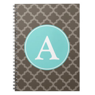Personalisiertes Monogram School Office Notebook G Notizblock