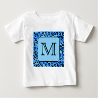 Personalisiertes Monogramm, blaues