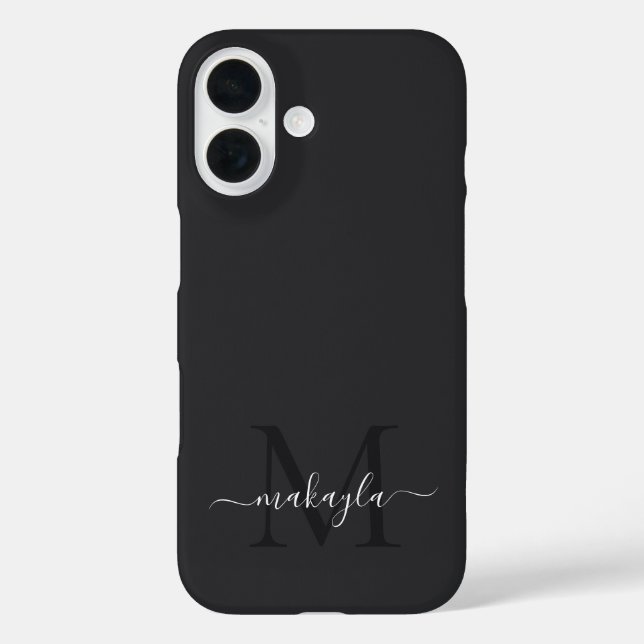 Personalisiertes Monogramm Case-Mate iPhone-Hülle iPhone 16 Hülle (Rückseite)