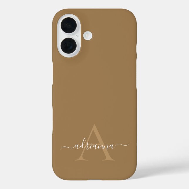 Personalisiertes Monogramm Case-Mate iPhone-Hülle iPhone 16 Hülle (Rückseite)