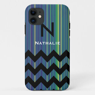 personalisiertes Monogramm Chevron & Linien title_seo2