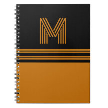 Personalisiertes Monogramm EleganBlack & Brown