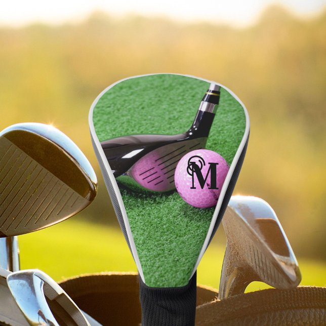Personalisiertes Monogramm Extravagantes Script Ro Golf Headcover (Von Creator hochgeladen)