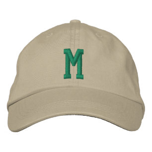 Personalisiertes Monogramm Fett Initiale Bestickte Baseballkappe