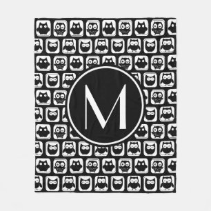 Personalisiertes Monogramm Fleecedecke