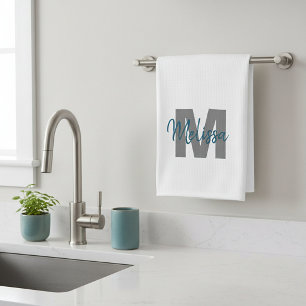 Personalisiertes Monogramm Geschirrtuch