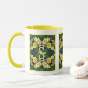 Personalisiertes Monogramm Ihr Anfangsbuchstabe Na Tasse