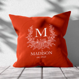 Personalisiertes Monogramm Kissen