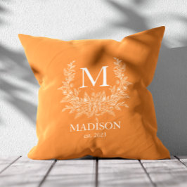 Personalisiertes Monogramm Kissen