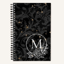 Personalisiertes Monogramm mit elegantem Hintergru