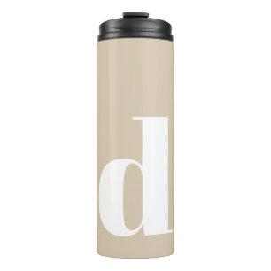 Personalisiertes Monogramm Modern Simple Thermosbecher