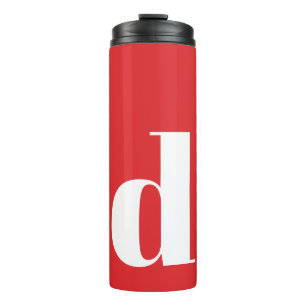 Personalisiertes Monogramm Modern Simple Thermosbecher