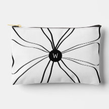 Personalisiertes Monogramm Modernes Abstraktes Blu