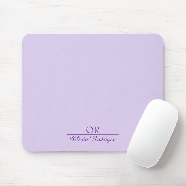Personalisiertes Monogramm Mousepad-Custom-Initial Mousepad (Mit Mouse)
