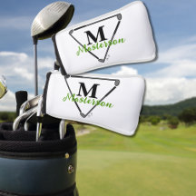Personalisiertes Monogramm/Name Einzigartiger Golf