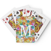 Personalisiertes Monogramm oder Blumenmuster