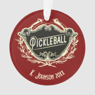 Personalisiertes monogramm Ornament für Pickleball