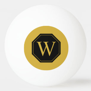 Personalisiertes Monogramm Ping-Pong-Ball-Design Tischtennisball