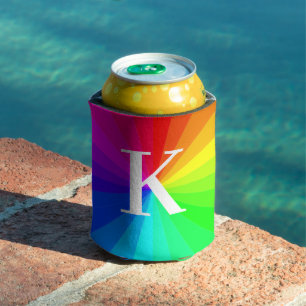 Personalisiertes Monogramm-Rainbow-LGBT-Prix-Gesch Dosenkühler